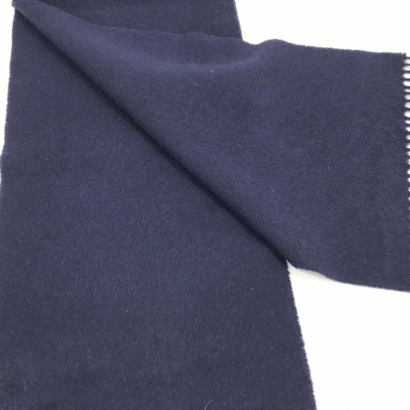 Johnstons of Elgin Navy Blue Soft Wool Scarf - Timeless Elegance