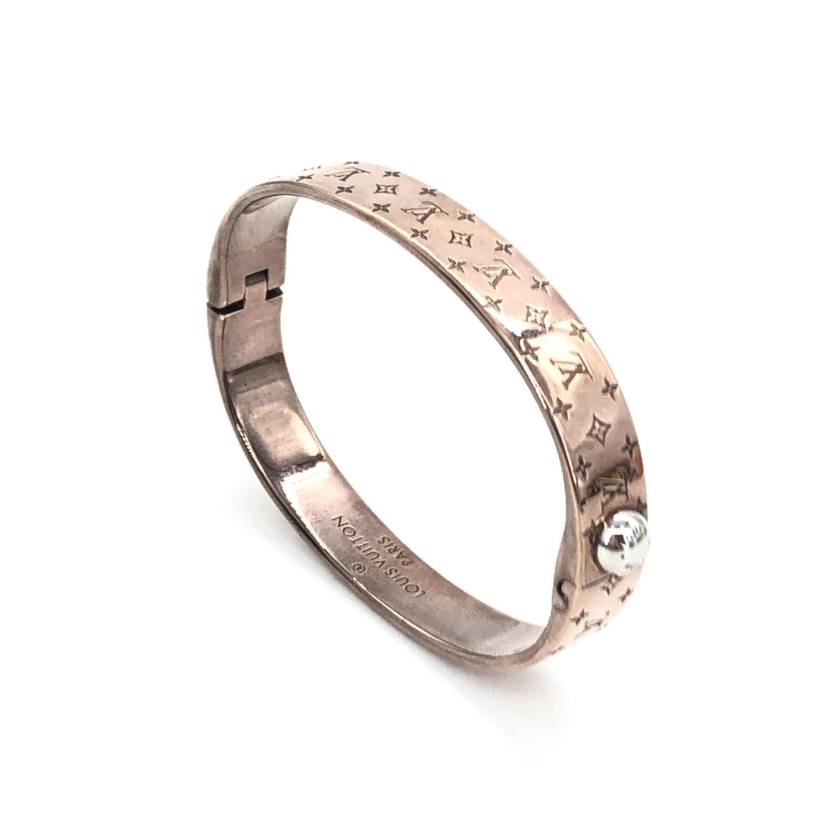 Louis Vuitton Nanogram Cuff Bangle - Élégance Intemporelle
