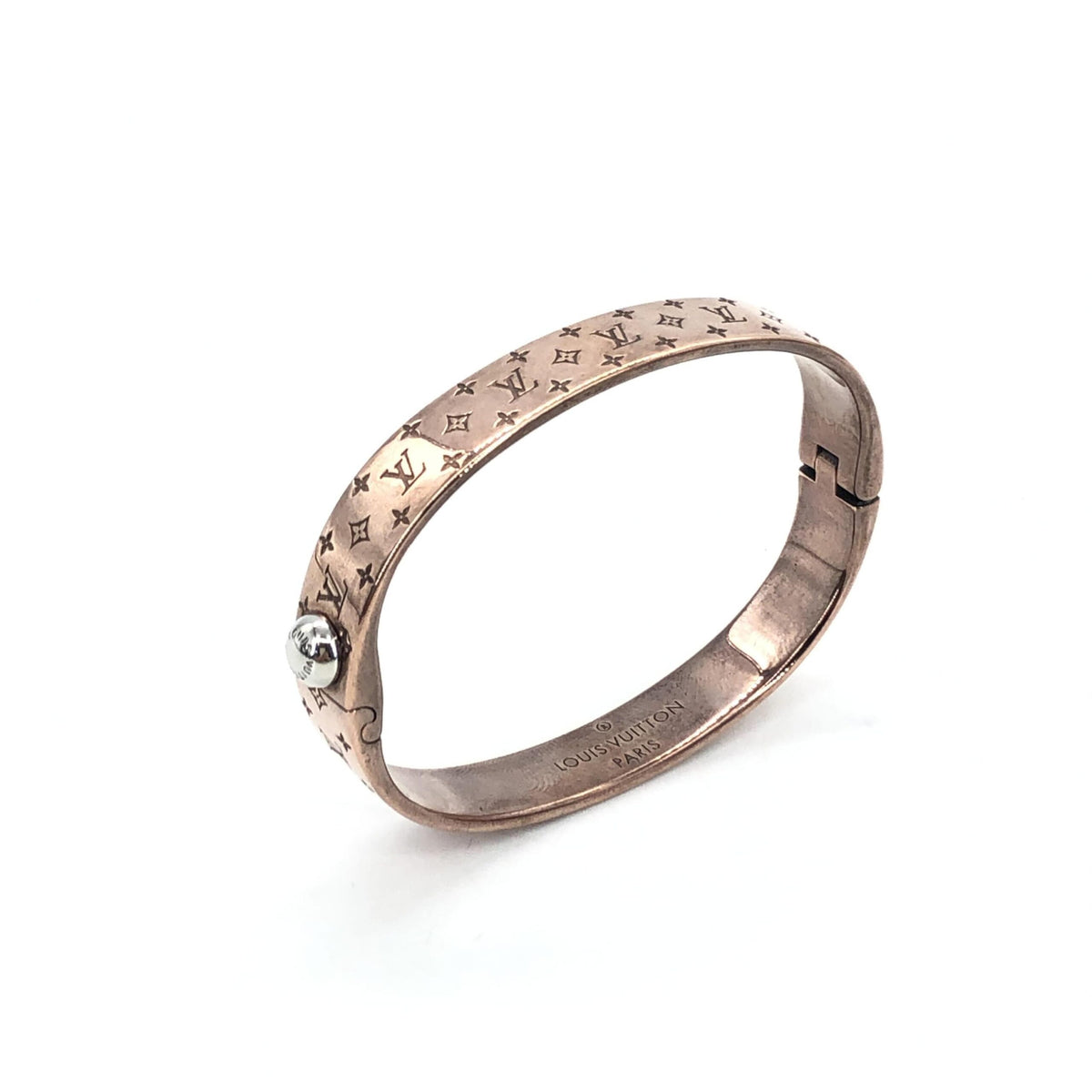 Louis Vuitton Nanogram Cuff Bangle - Élégance Intemporelle