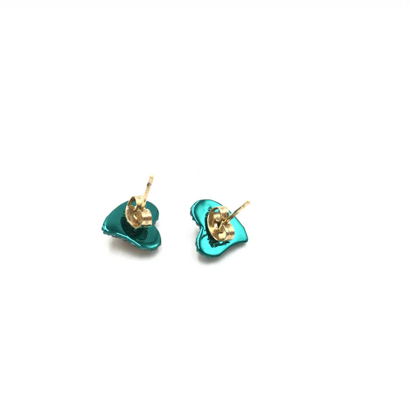 Boucles d'oreilles Vivienne Westwood Orb Heart - Or & Bleu