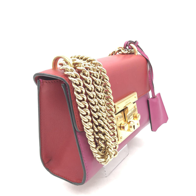 Gucci Padlock Crossbody Shoulder Bag in Pink - Luxury Fashion