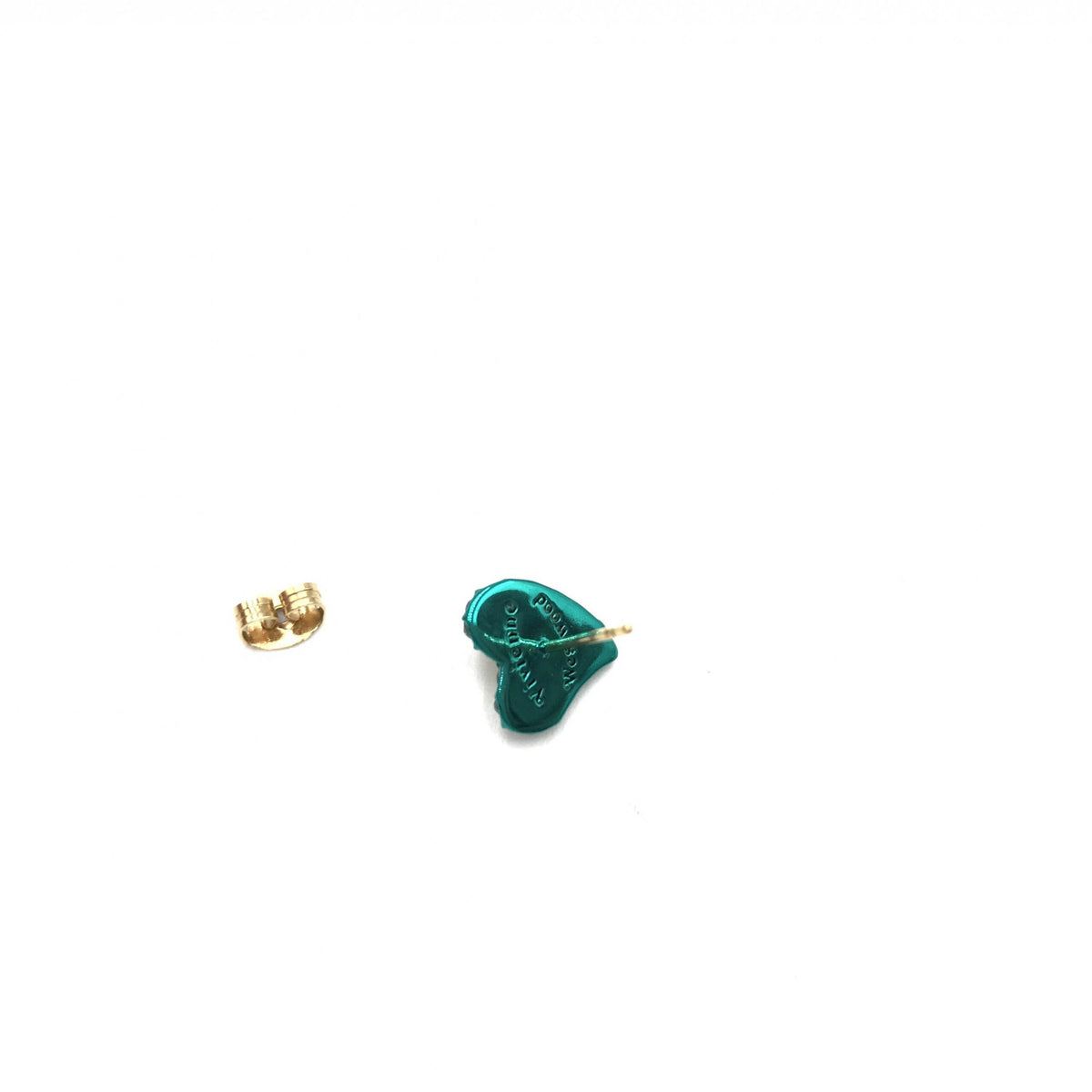 Boucles d'oreilles Vivienne Westwood Orb Heart - Or & Bleu
