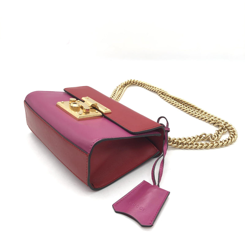 Gucci Padlock Crossbody Shoulder Bag in Pink - Luxury Fashion