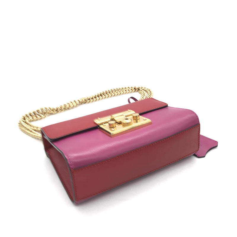 Gucci Padlock Crossbody Shoulder Bag in Pink - Luxury Fashion