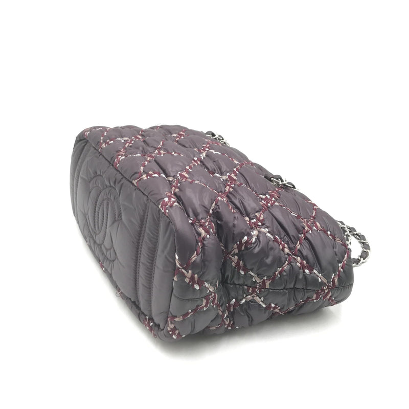 Chanel Paris-Byzance Chain Shoulder Bag in Purple Nylon