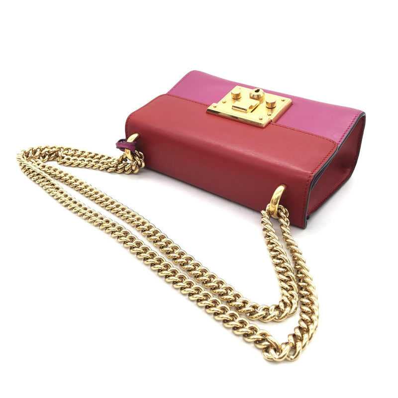 Gucci Padlock Crossbody Shoulder Bag in Pink - Luxury Fashion