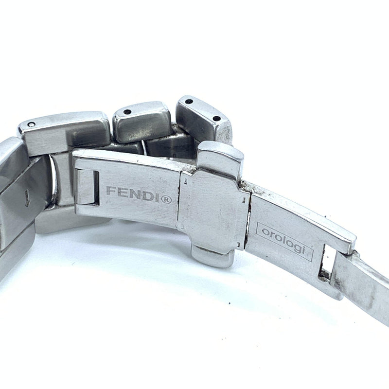 Fendi Pink Champagne Dial Quartz Watch - Stainless Steel