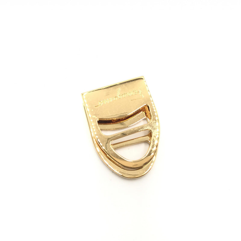 Salvatore Ferragamo Vara Metal Scarf Ring - Accessoire Élégant