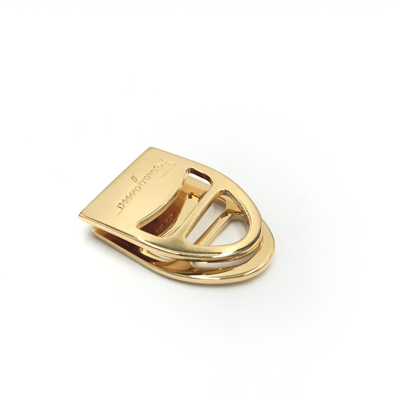 Salvatore Ferragamo Vara Metal Scarf Ring - Accessoire Élégant