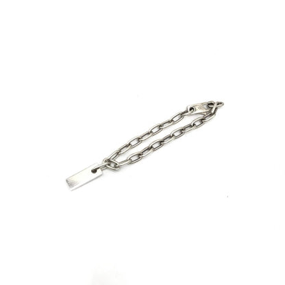 Gucci Sterling Silver Logo Plate Chain Bracelet