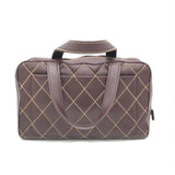 Chanel Wild Stitch Handbag Mini Boston Rouge - Élégance Intemporelle