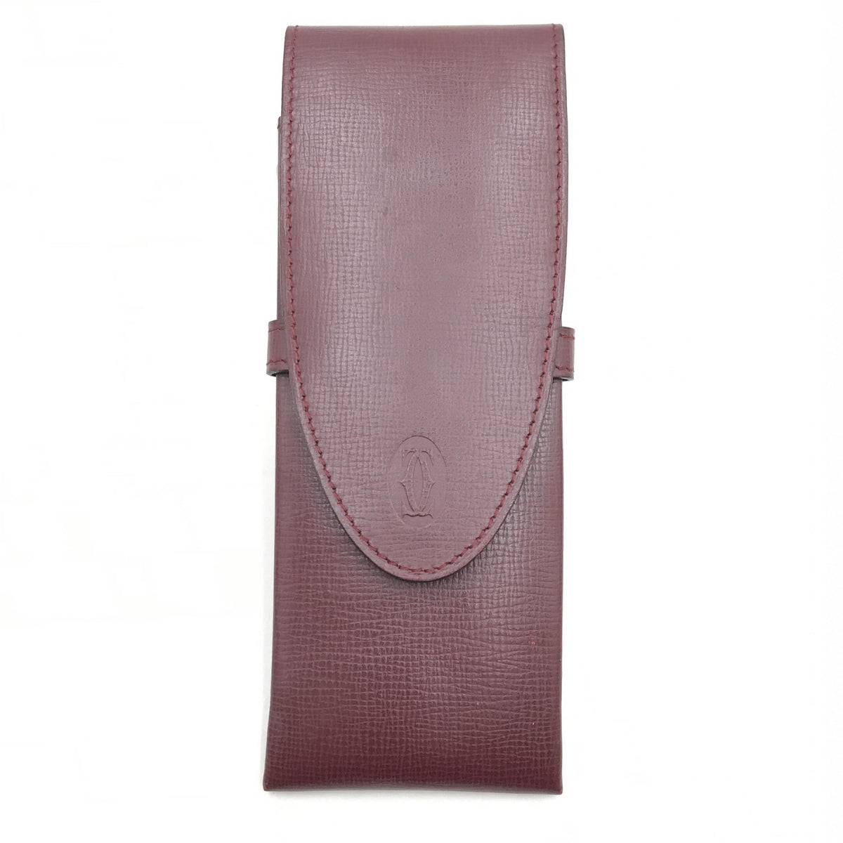 Cartier Must Line Sunglasses Leather Case - Elegant Red Accessory