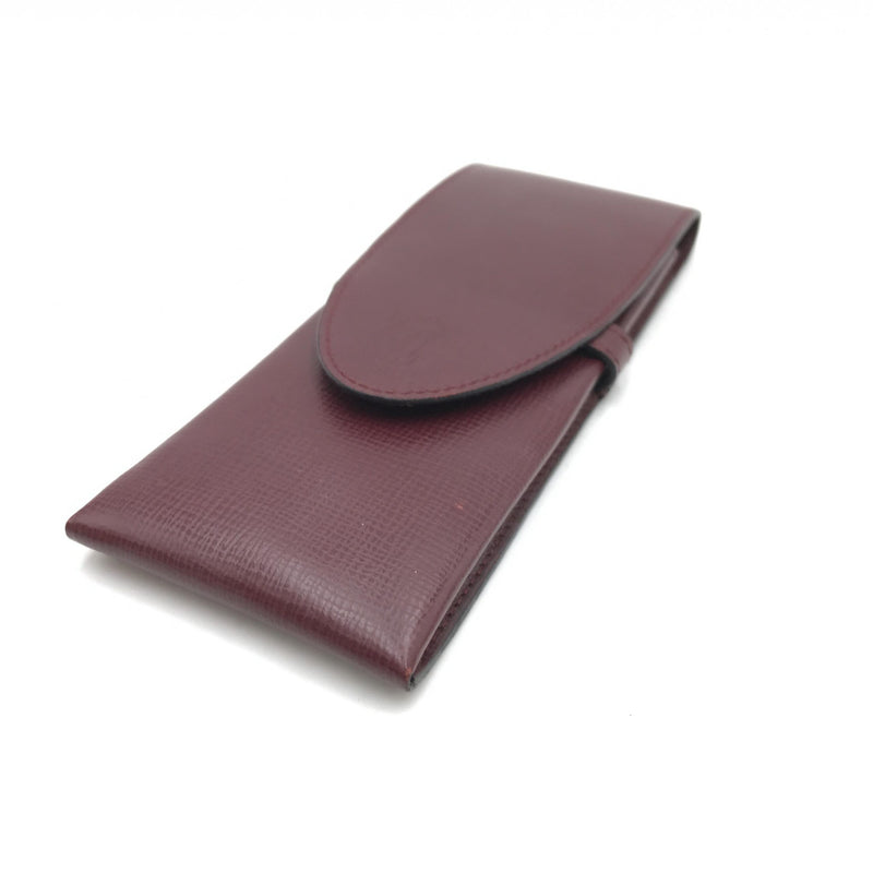 Cartier Must Line Sunglasses Leather Case - Elegant Red Accessory