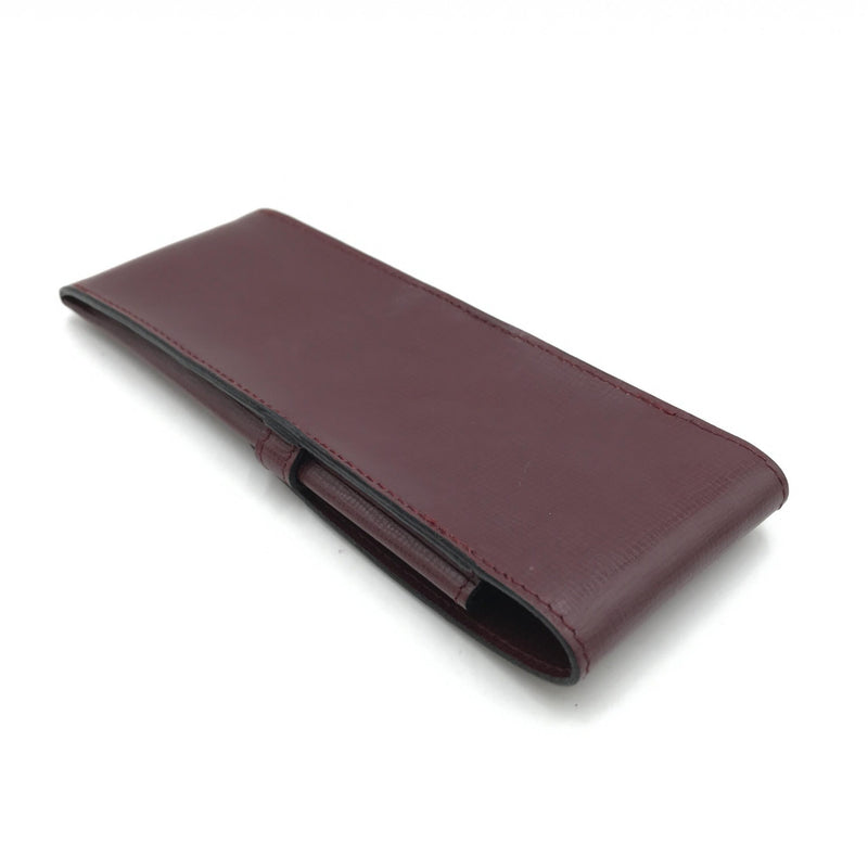 Cartier Must Line Sunglasses Leather Case - Elegant Red Accessory