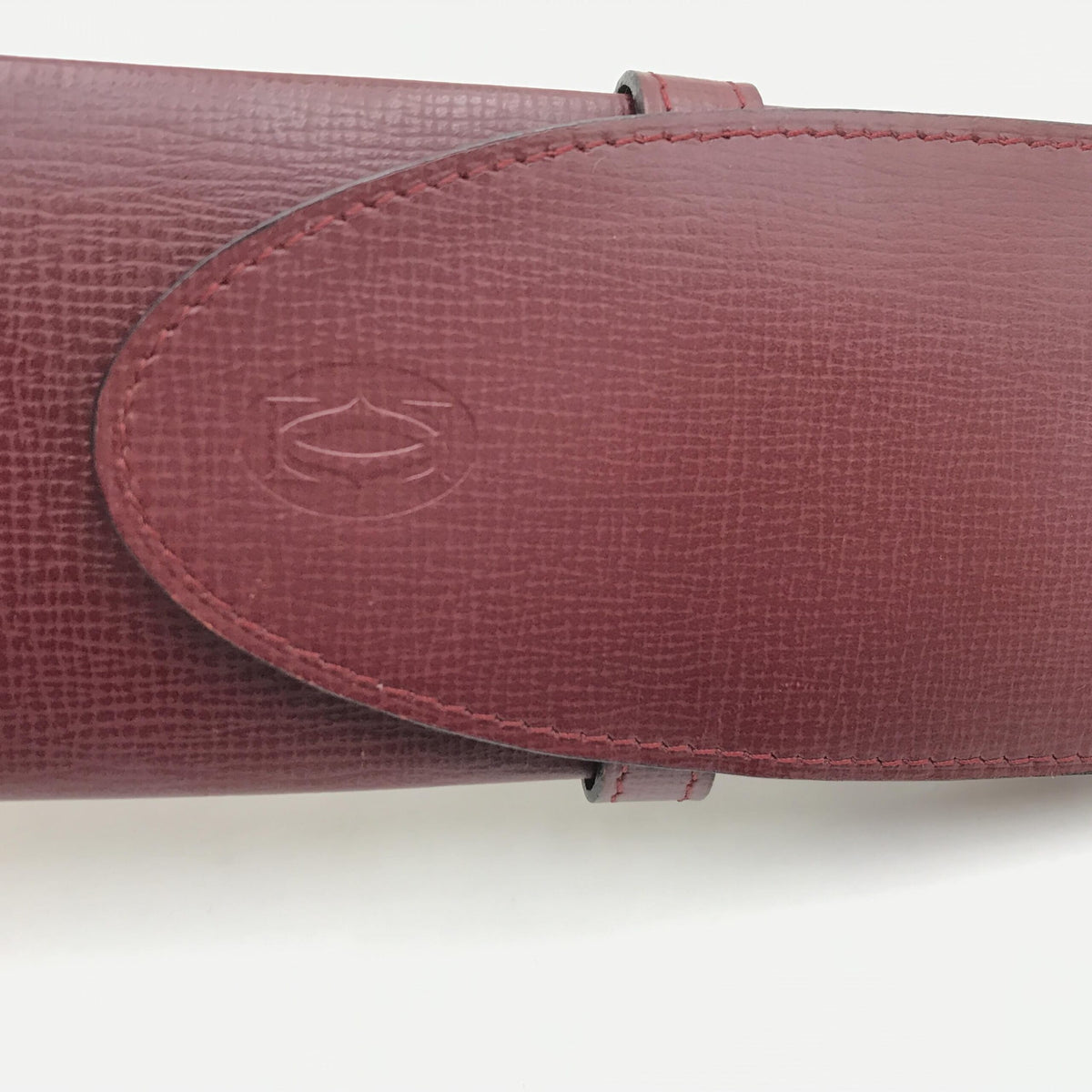Cartier Must Line Sunglasses Leather Case - Elegant Red Accessory