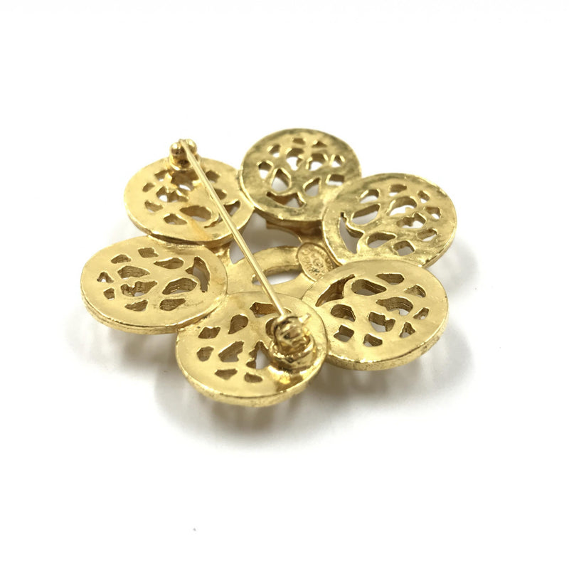 Chanel Costume Jewelry Vintage Brooch Coco Medallion