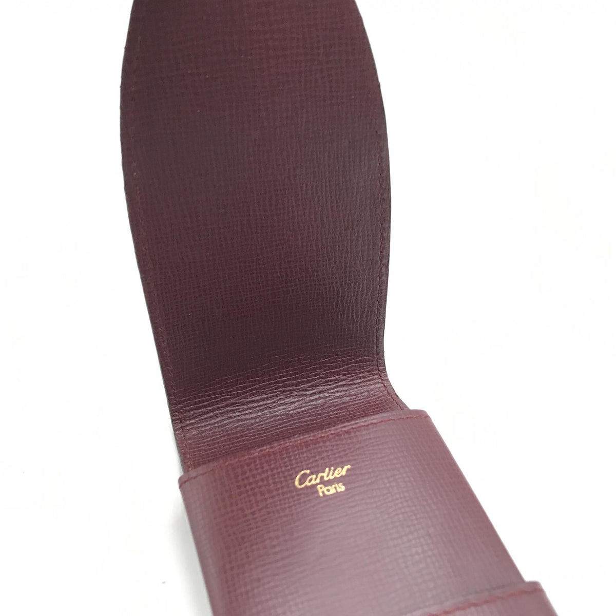 Cartier Must Line Sunglasses Leather Case - Elegant Red Accessory