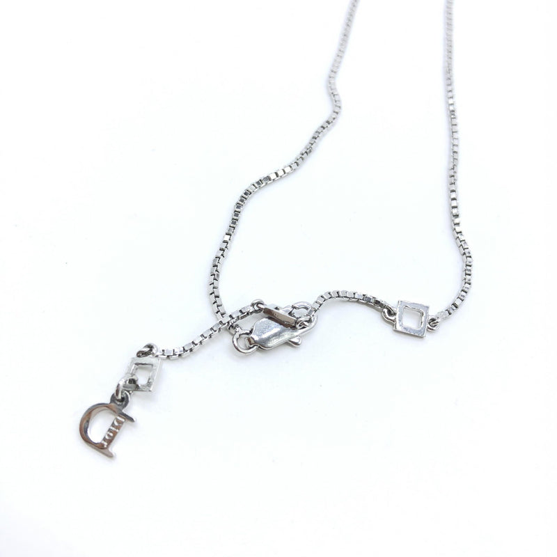 Christian Dior 925 Sterling Silver Antique Art Deco Necklace