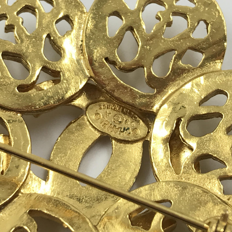 Chanel Costume Jewelry Vintage Brooch Coco Medallion