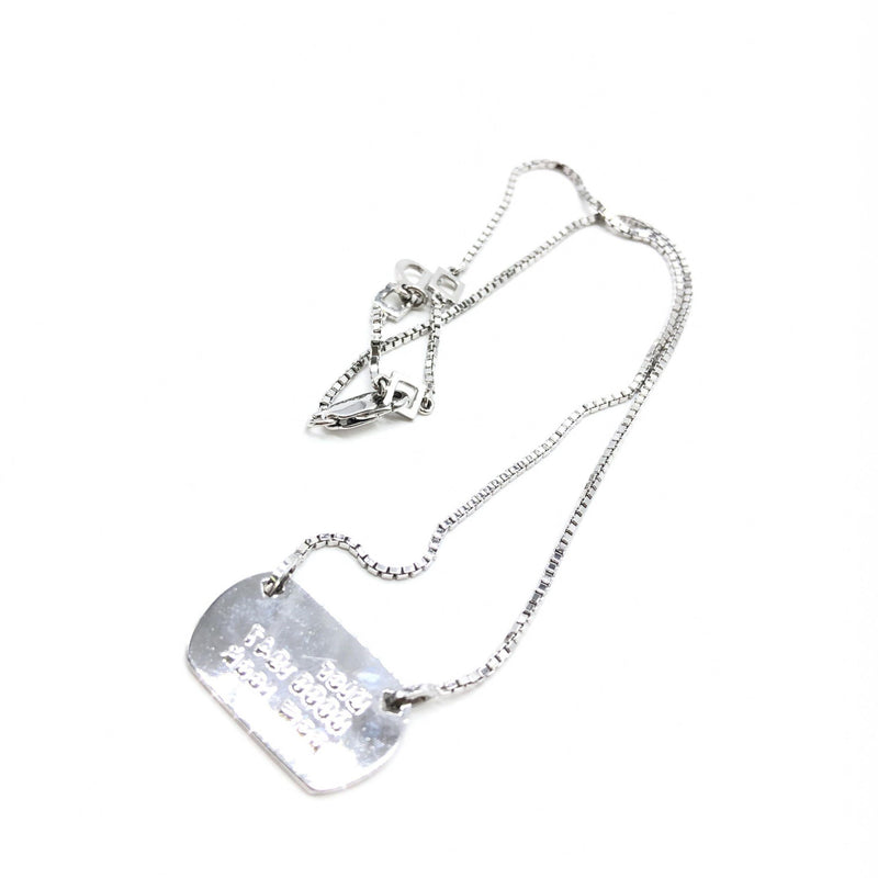 Christian Dior 925 Sterling Silver Antique Art Deco Necklace