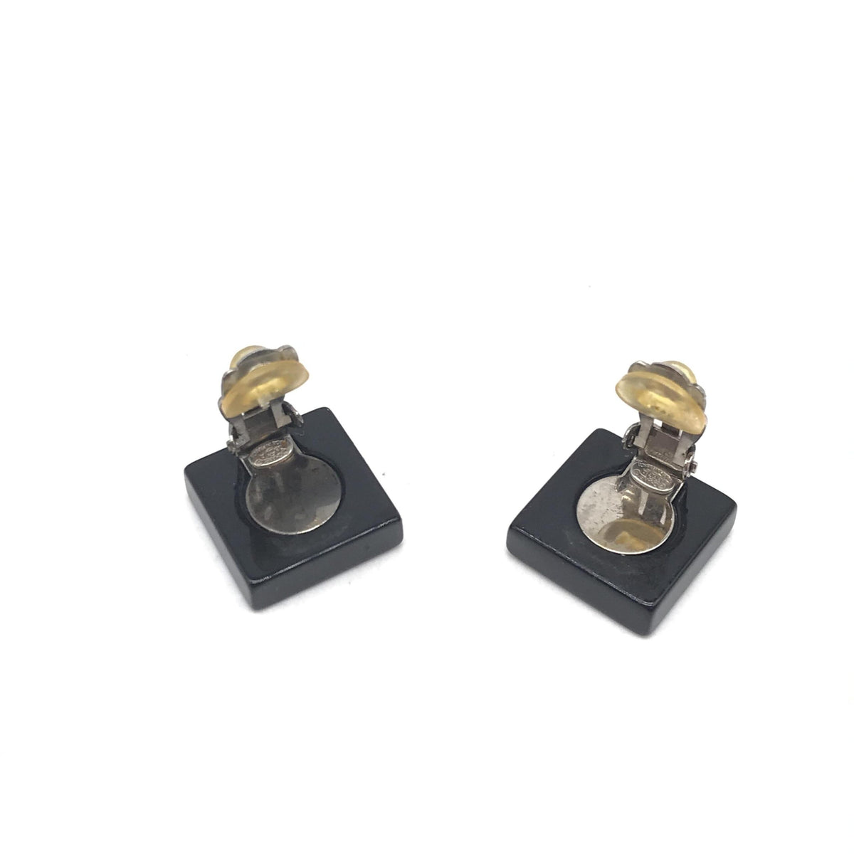 Chanel Coco Mark Square Clip-On Earrings - Élégance Intemporelle