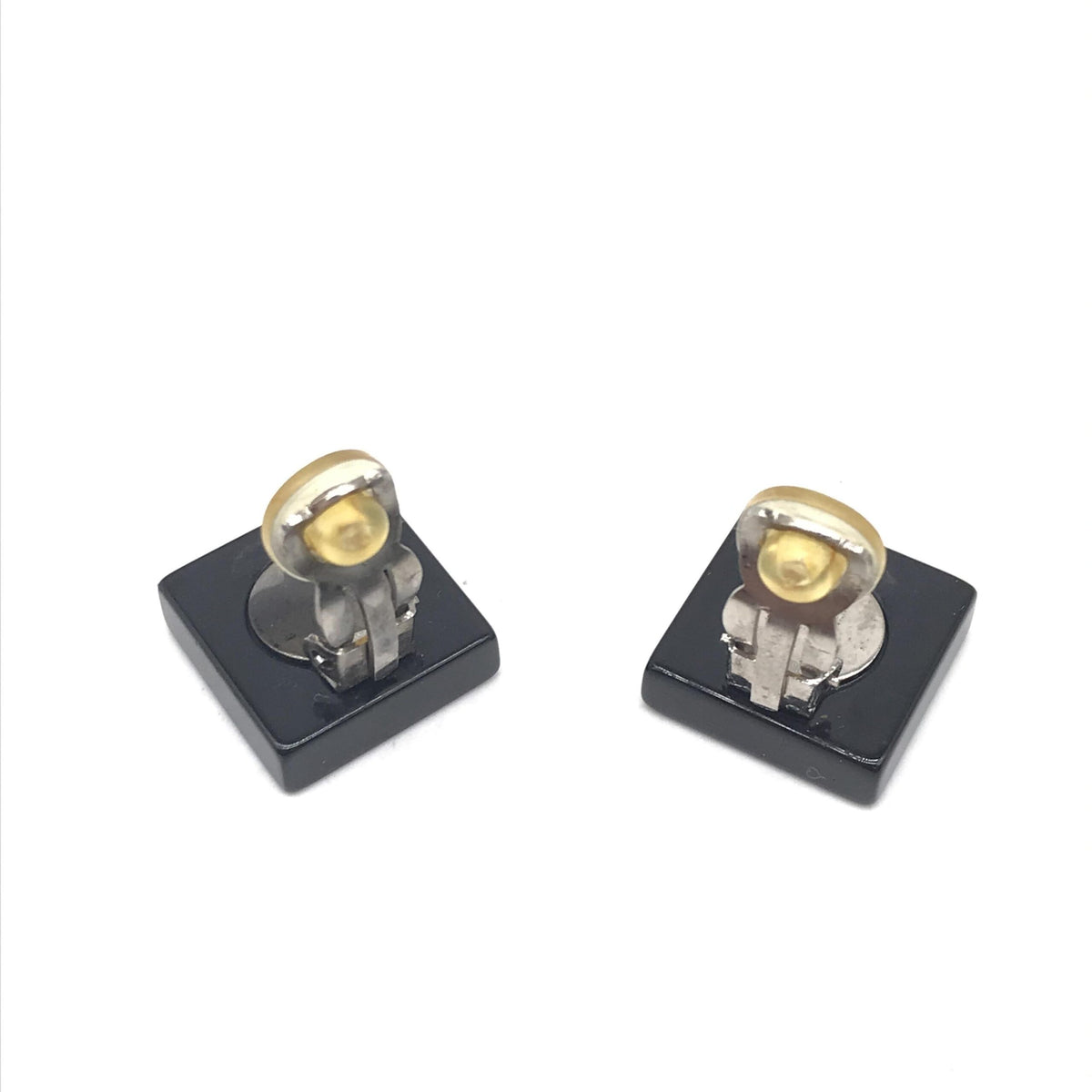 Chanel Coco Mark Square Clip-On Earrings - Élégance Intemporelle