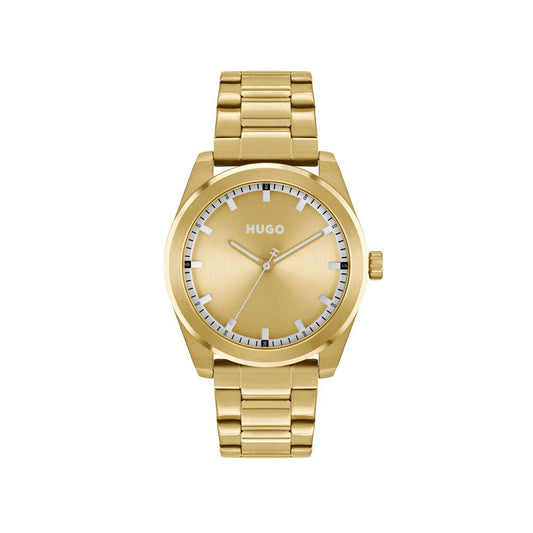 Hugo Boss Gold Stainless Steel Dress Watch for Men