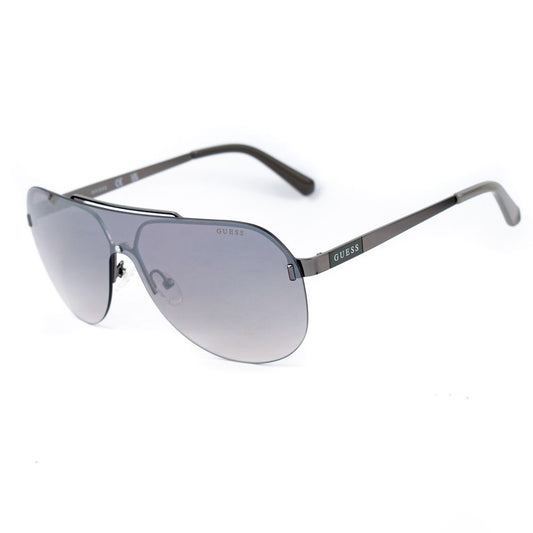 Guess Gray Metal Sunglasses GF5053-0008F