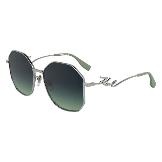 Karl Lagerfeld KL358S Gray Metal Sunglasses for Women