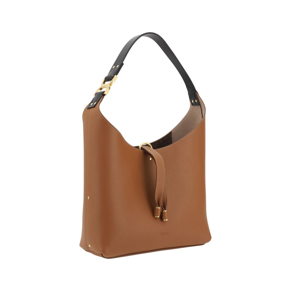 Chloé Brown Calf Leather Bos Taurus Shoulder Bag