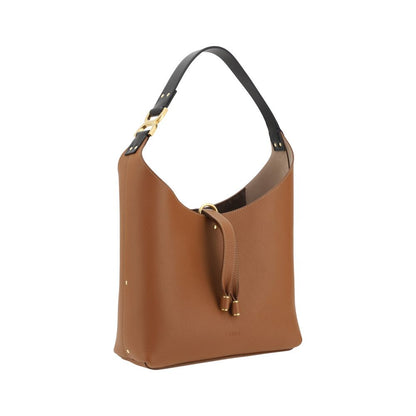 Chloé Brown Calf Leather Bos Taurus Shoulder Bag