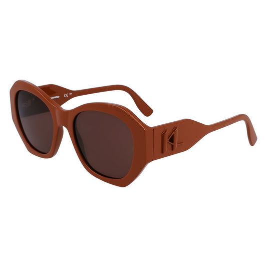 Lunettes de soleil Karl Lagerfeld KL6146S en brun pour femmes