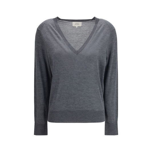 Loulou De Saison Julio Gray Cashmere Sweater