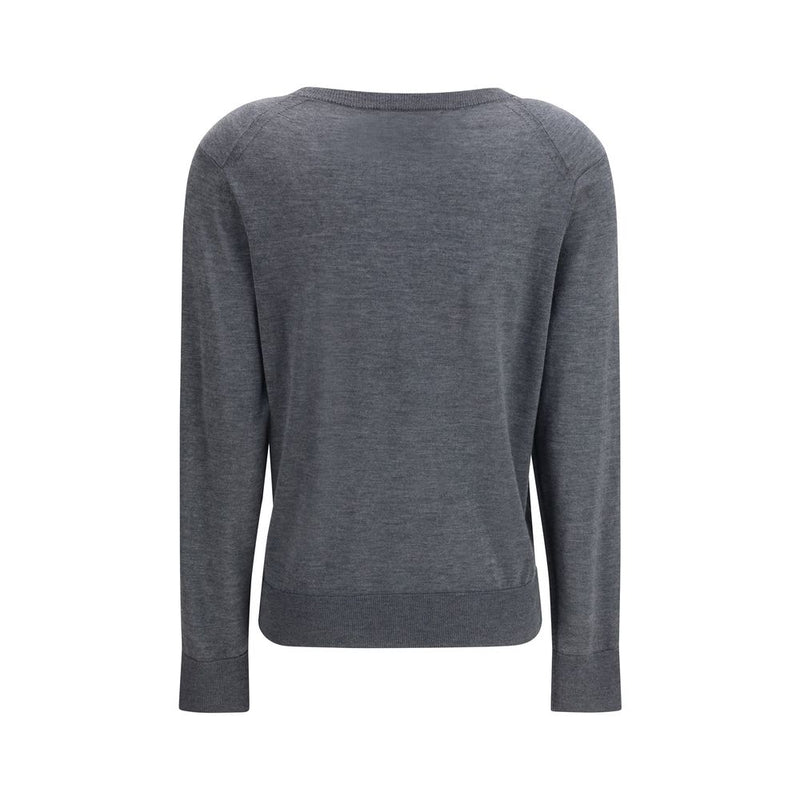 Loulou De Saison Julio Gray Cashmere Sweater - Luxurious Comfort