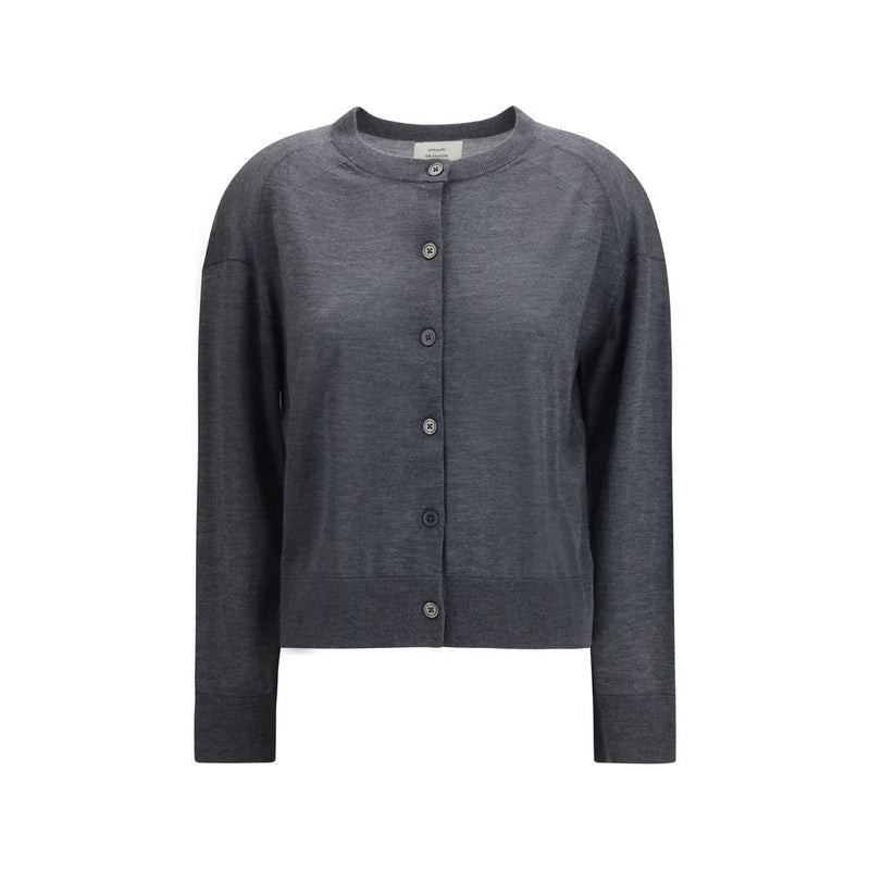 Loulou De Saison Kita Gray Cashmere Cardigan for Women
