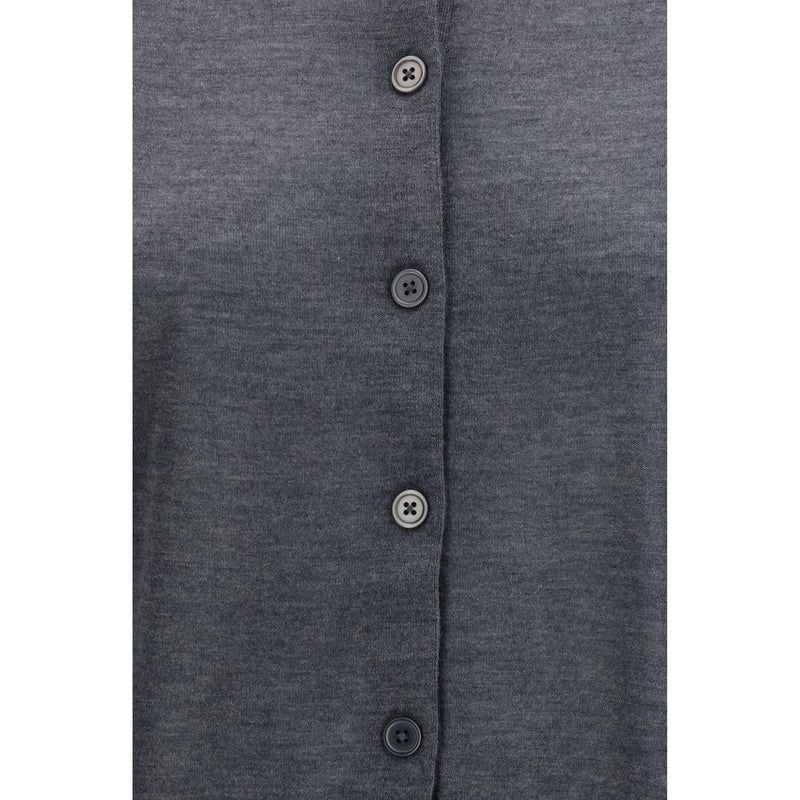 Loulou De Saison Kita Gray Cashmere Cardigan for Women