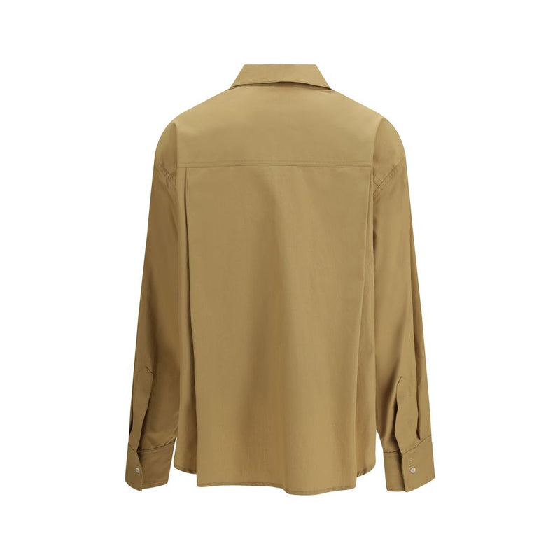 Loulou De Saison Lee Beige Cotton Shirt for Women