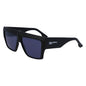 Karl Lagerfeld Black Injected Sunglasses