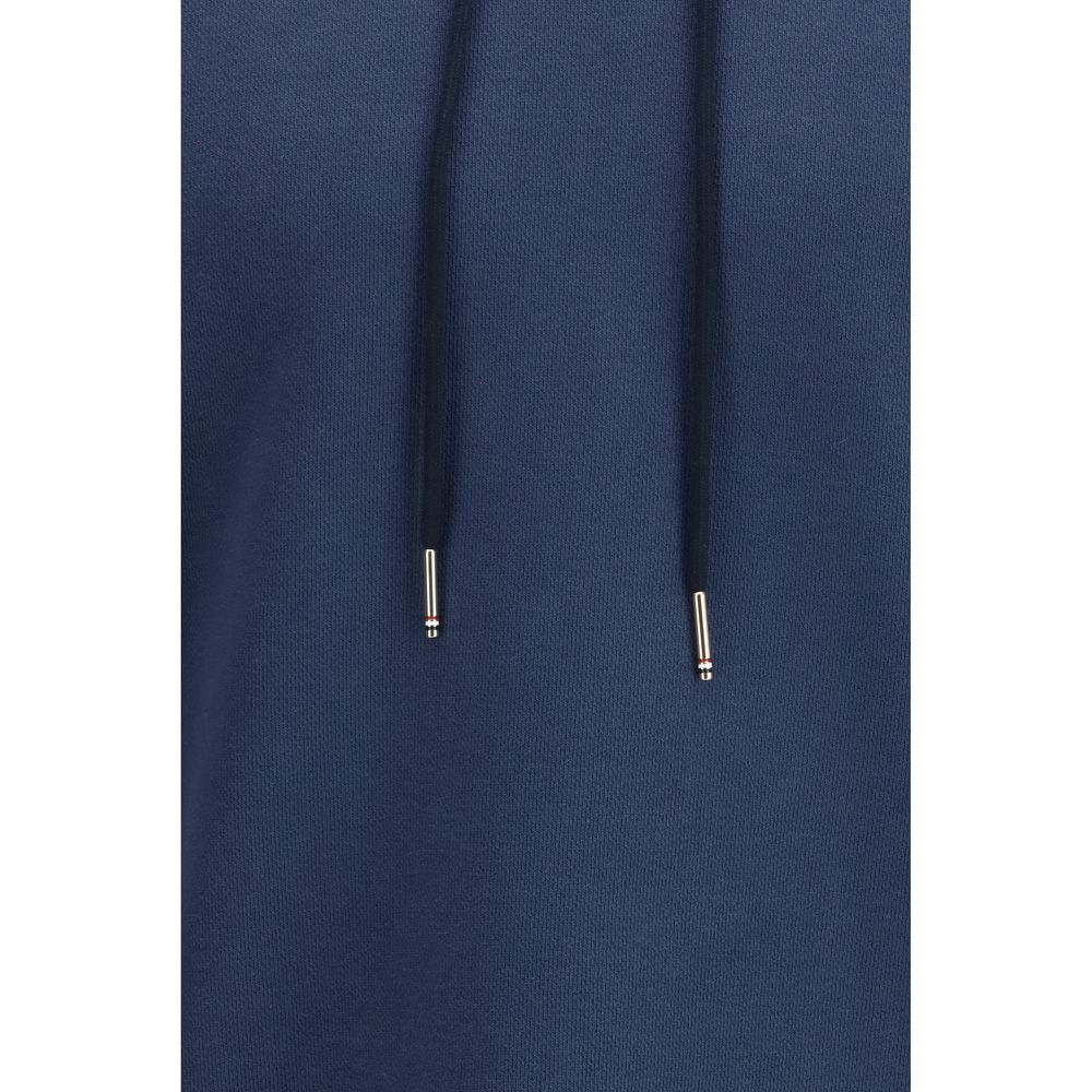 Thom Browne Blue Cotton Sweatshirt - Regular Fit