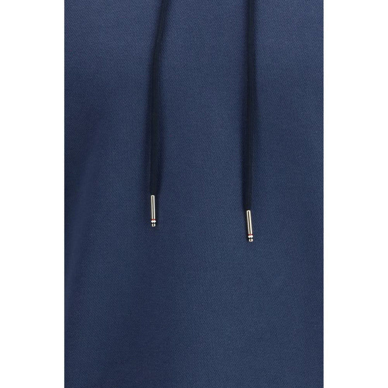 Thom Browne Blue Cotton Sweatshirt - Regular Fit