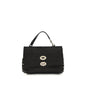 Zanellato Black Calf Leather Bos Taurus Handbag