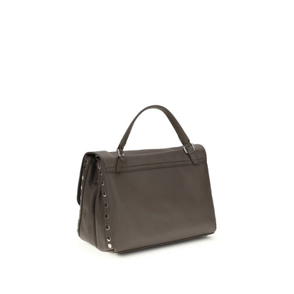 Zanellato Brown Calf Leather Bos Taurus Handbag