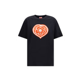 Kenzo Boke Heart Black Cotton T-Shirt for Women