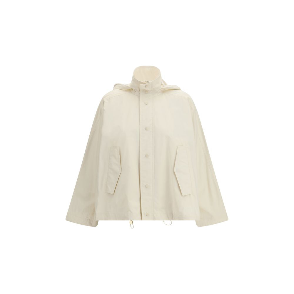 Fabiana Filippi Cream Cotton Coat for Women - Stylish & Waterproof
