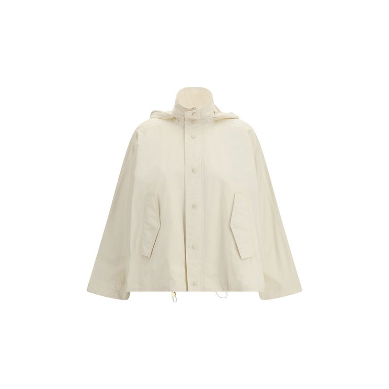 Fabiana Filippi Cream Cotton Coat for Women - Stylish & Waterproof