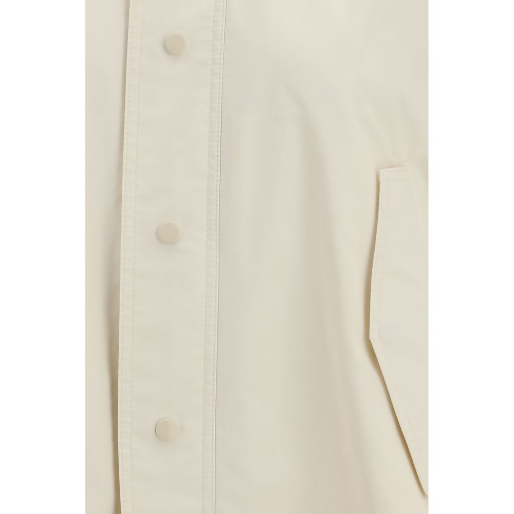 Fabiana Filippi Cream Cotton Coat for Women - Stylish & Waterproof