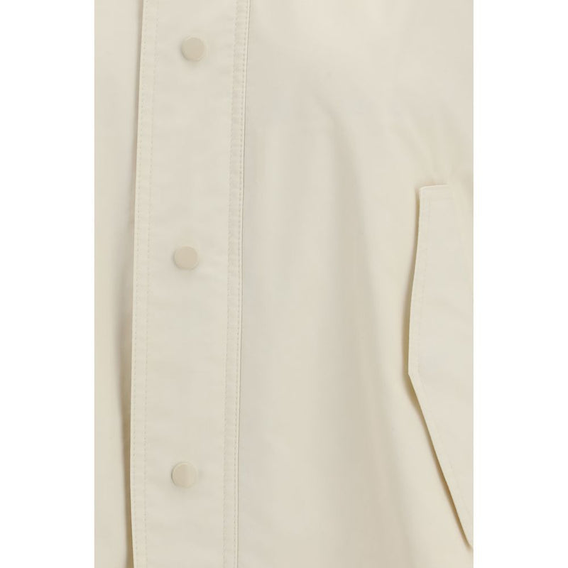 Fabiana Filippi Cream Cotton Coat for Women - Stylish & Waterproof
