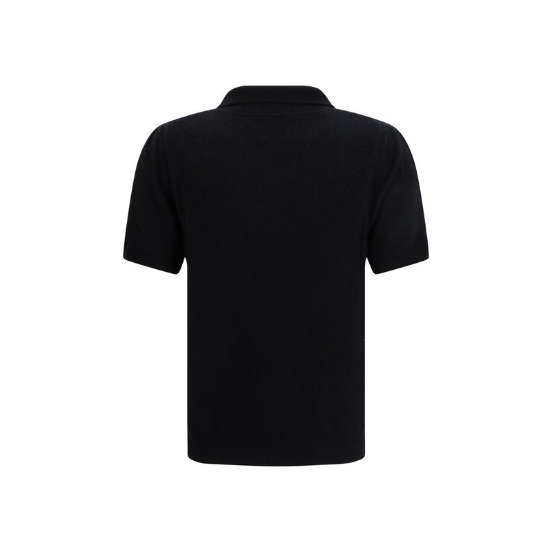 Allude Black Cashmere Dress Shirt - Luxurious Comfort
