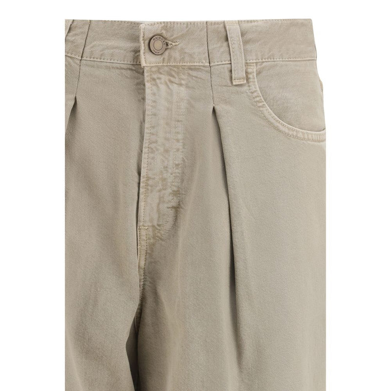 Haikure Candy Beige Cotton Jeans for Women