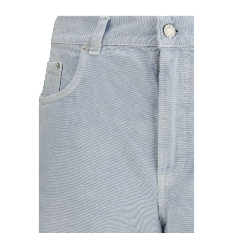 Haikure New Becky Light Blue Cotton Bermuda Shorts